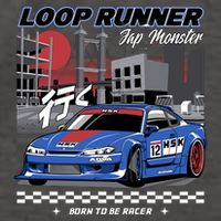 Loop Runner Vector Backpack