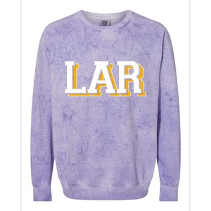 LA RAMS LAR Gift For Sport Fan Colorblast Crewneck Sweatshirt