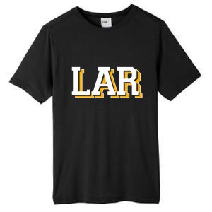 LA RAMS LAR Gift For Sport Fan Tall Fusion ChromaSoft Performance T-Shirt