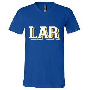 LA RAMS LAR Gift For Sport Fan V-Neck T-Shirt