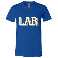 LA RAMS LAR Gift For Sport Fan V-Neck T-Shirt