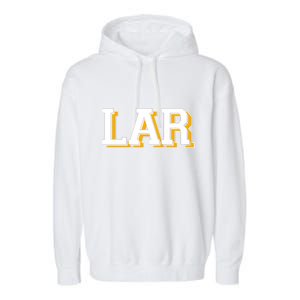 LA RAMS LAR Gift For Sport Fan Garment-Dyed Fleece Hoodie