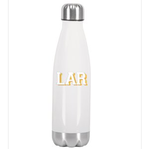 LA RAMS LAR Gift For Sport Fan Stainless Steel Insulated Water Bottle