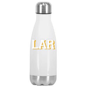 LA RAMS LAR Gift For Sport Fan Stainless Steel Insulated Water Bottle