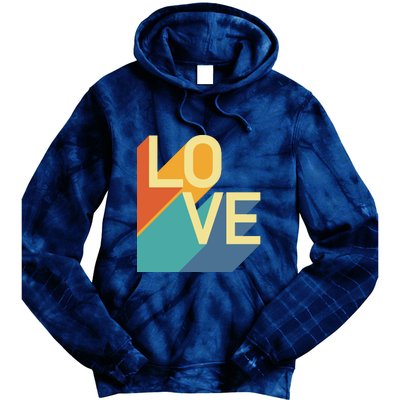 Love Retro Tie Dye Hoodie