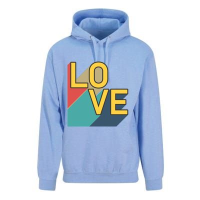 Love Retro Unisex Surf Hoodie