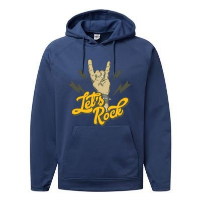 Let's Rock Performance Fleece Hoodie