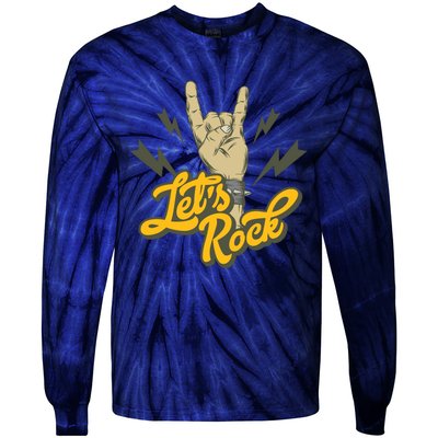 Let's Rock Tie-Dye Long Sleeve Shirt