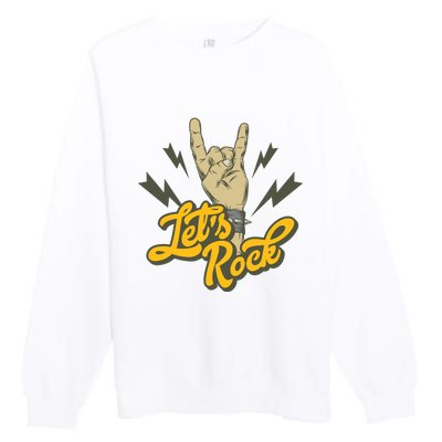 Let's Rock Premium Crewneck Sweatshirt