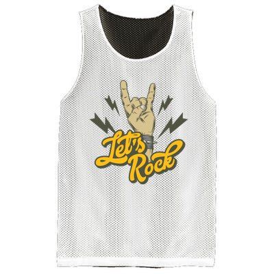 Let's Rock Mesh Reversible Basketball Jersey Tank