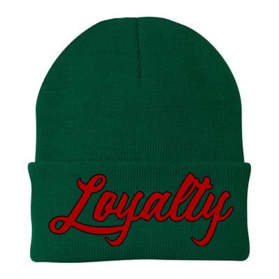 Loyalty Redblack Knit Cap Winter Beanie