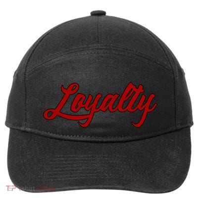 Loyalty Redblack 7-Panel Snapback Hat
