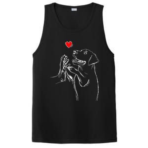 Labrador Retriever Love Golden Black Lab Dad Mom PosiCharge Competitor Tank