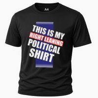 Literal Right Leaning Funny Political Cooling Performance Crew T-Shirt