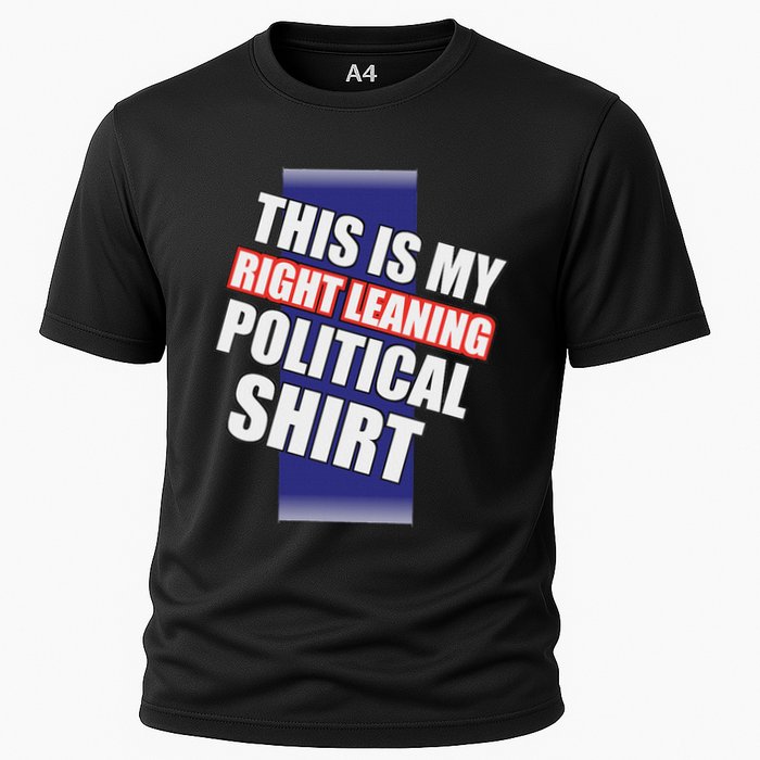 Literal Right Leaning Funny Political Cooling Performance Crew T-Shirt