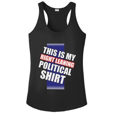 Literal Right Leaning Funny Political Ladies PosiCharge Competitor Racerback Tank
