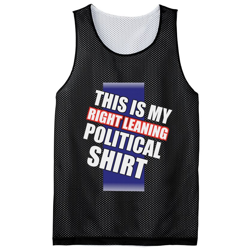 Literal Right Leaning Funny Political Mesh Reversible Basketball Jersey Tank