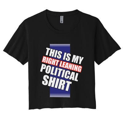 Literal Right Leaning Funny Political Crop Top
