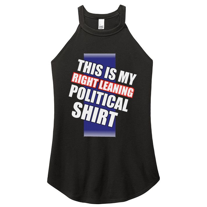 Literal Right Leaning Funny Political Women's Perfect Tri Rocker Tank