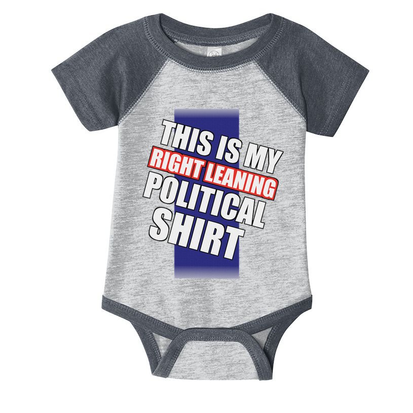Literal Right Leaning Funny Political Infant Baby Jersey Bodysuit
