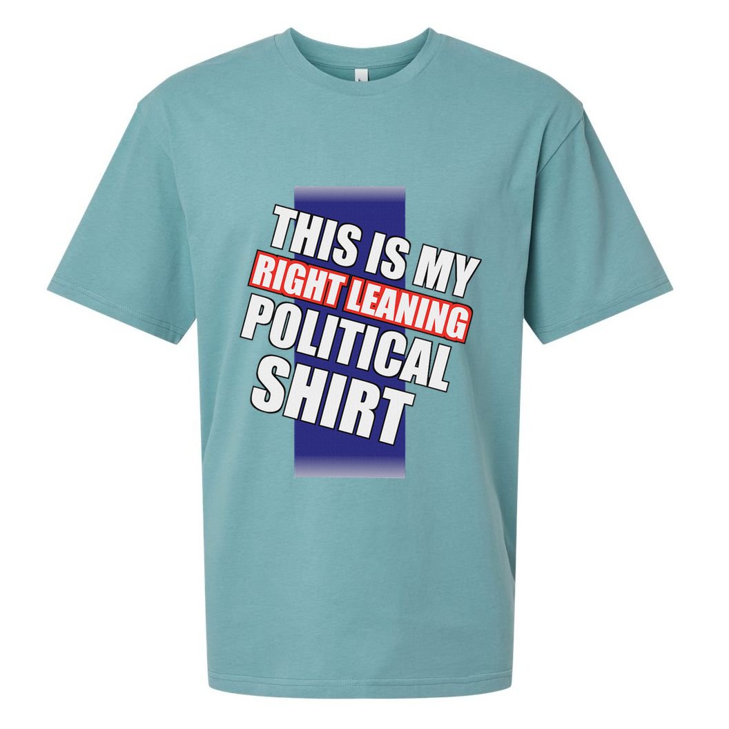 Literal Right Leaning Funny Political Sueded Cloud Jersey T-Shirt