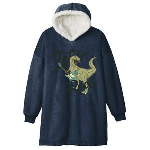 Let's Rock Hooded Wearable Blanket