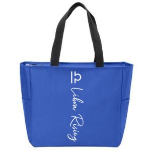 Libra Rising Libra Ascendant Boho Astrology Gift Zip Tote Bag