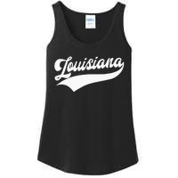 Louisiana Retro Ladies Essential Tank