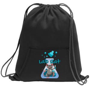 Lab Rat Lab Week Science Teacher Laboratory Scientist Graduation Sweatshirt Cinch Pack Bag