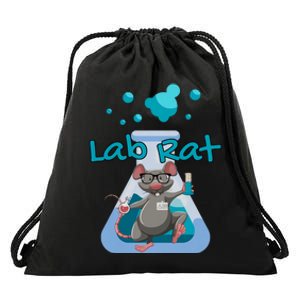 Lab Rat Lab Week Science Teacher Laboratory Scientist Graduation Drawstring Bag