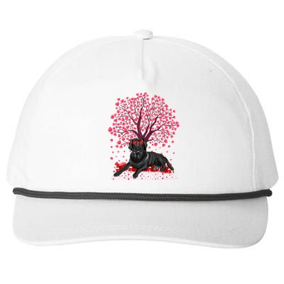 Labrador Retriever Lover Labrador Retriever Valentine's Day Gift Snapback Five-Panel Rope Hat