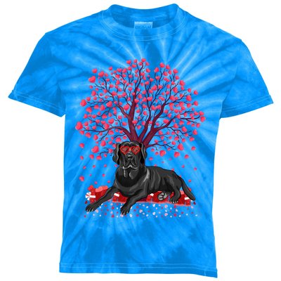 Labrador Retriever Lover Labrador Retriever Valentine's Day Gift Kids Tie-Dye T-Shirt