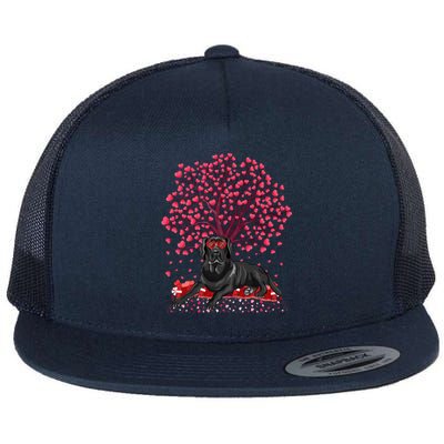 Labrador Retriever Lover Labrador Retriever Valentine's Day Gift Flat Bill Trucker Hat