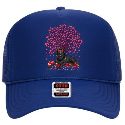 Labrador Retriever Lover Labrador Retriever Valentine's Day Gift High Crown Mesh Back Trucker Hat