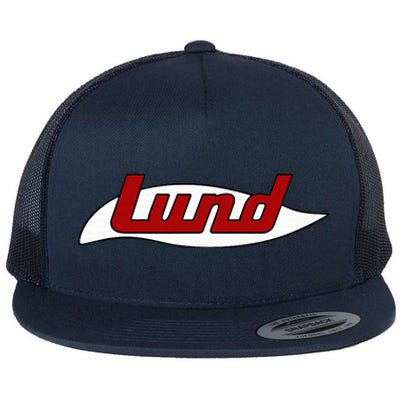 Lund Retro Flat Bill Trucker Hat