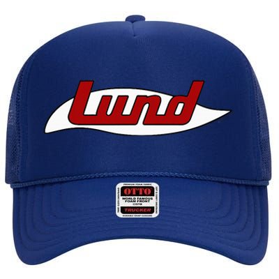 Lund Retro High Crown Mesh Back Trucker Hat