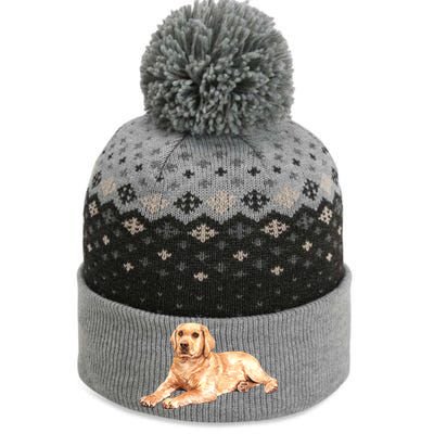 Labrador Retriever The Baniff Cuffed Pom Beanie