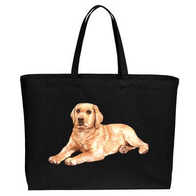 Labrador Retriever Cotton Canvas Jumbo Tote