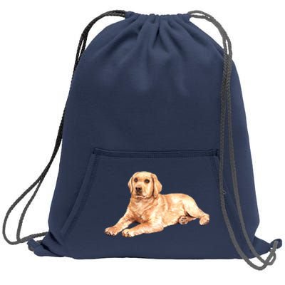 Labrador Retriever Sweatshirt Cinch Pack Bag