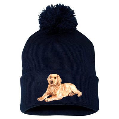 Labrador Retriever Pom Pom 12in Knit Beanie