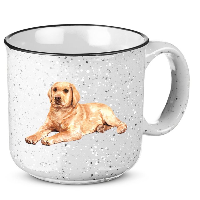 Labrador Retriever 15oz Campfire Ceramic Mug