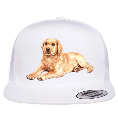 Labrador Retriever Flat Bill Trucker Hat