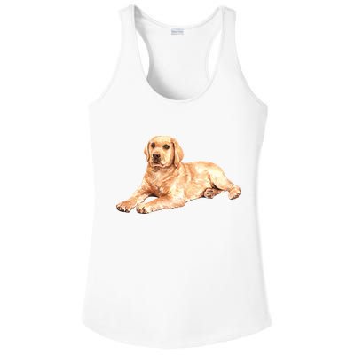Labrador Retriever Ladies PosiCharge Competitor Racerback Tank