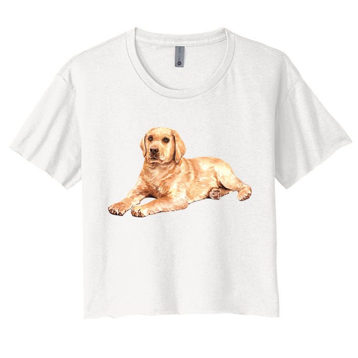 Labrador Retriever Women's Crop Top Tee