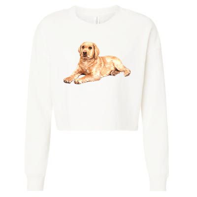 Labrador Retriever Cropped Pullover Crew