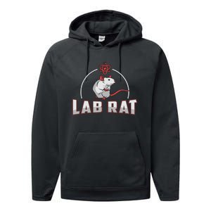 Lab Rat Laboratory Technician Medical Technologist Lab Tech Performance Fleece Hoodie