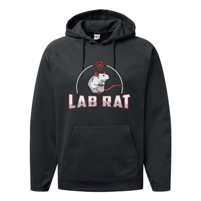 Lab Rat Laboratory Technician Medical Technologist Lab Tech Performance Fleece Hoodie