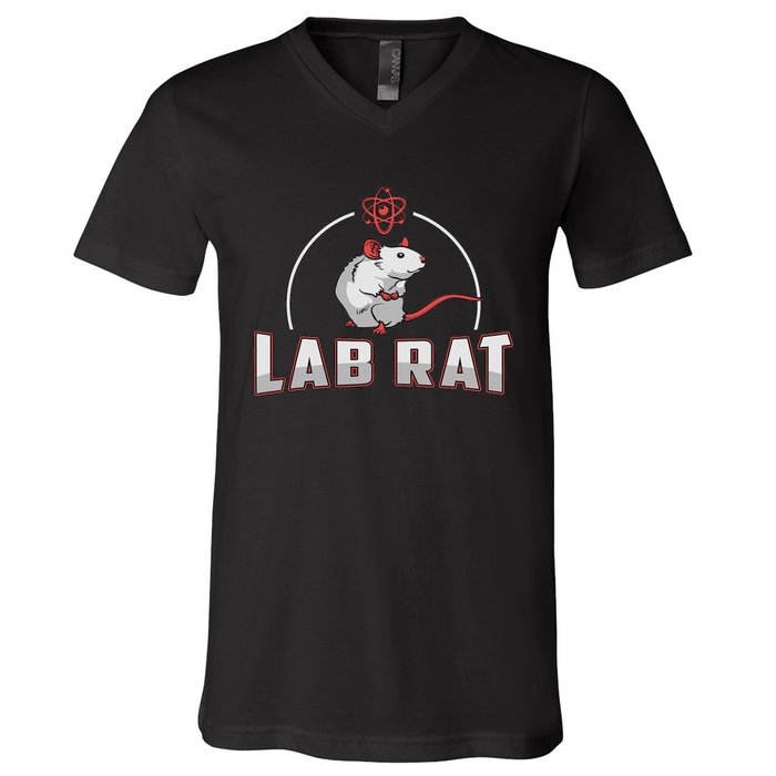 Lab Rat Laboratory Technician Medical Technologist Lab Tech V-Neck T-Shirt