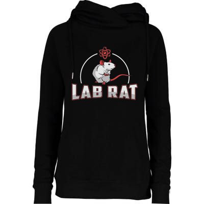 Lab Rat Laboratory Technician Medical Technologist Lab Tech Womens Funnel Neck Pullover Hood