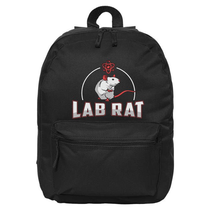 Lab Rat Laboratory Technician Medical Technologist Lab Tech 16 in Basic Backpack